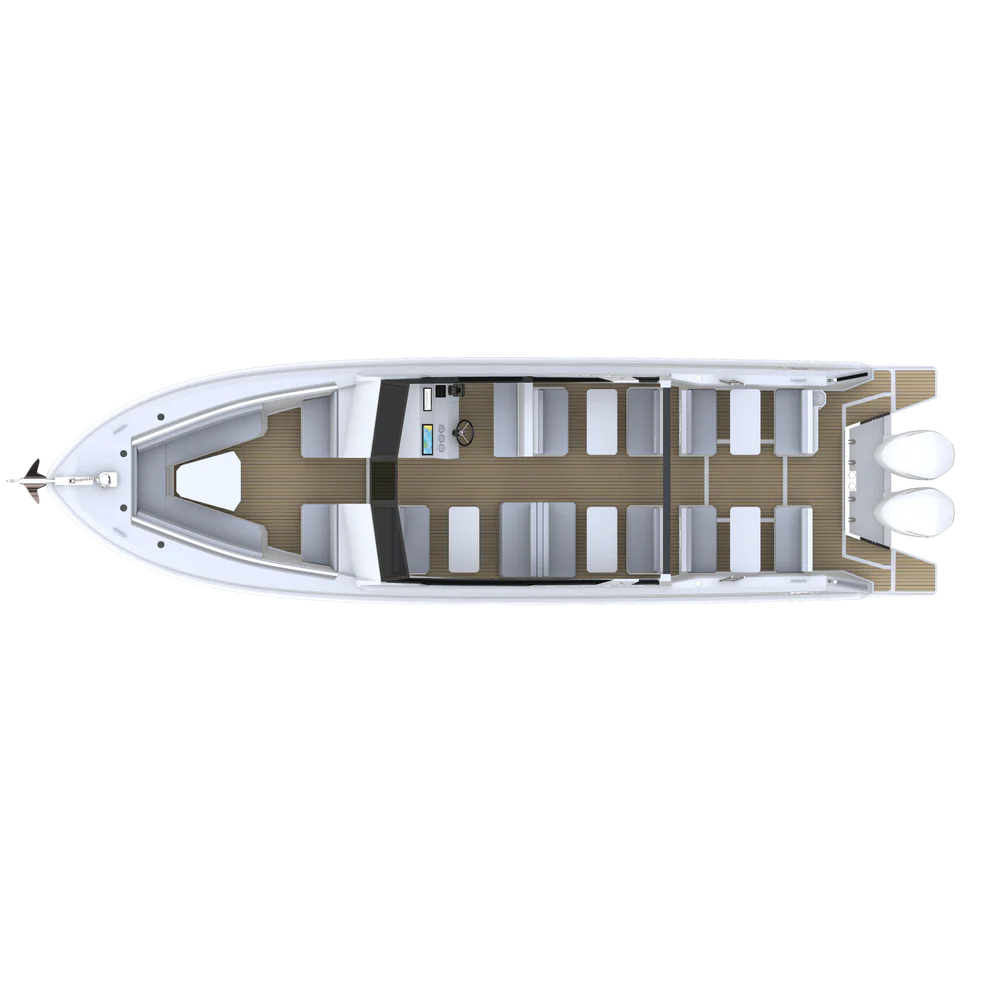 قارب ركاب Suprema 36 ذو سقف صلب