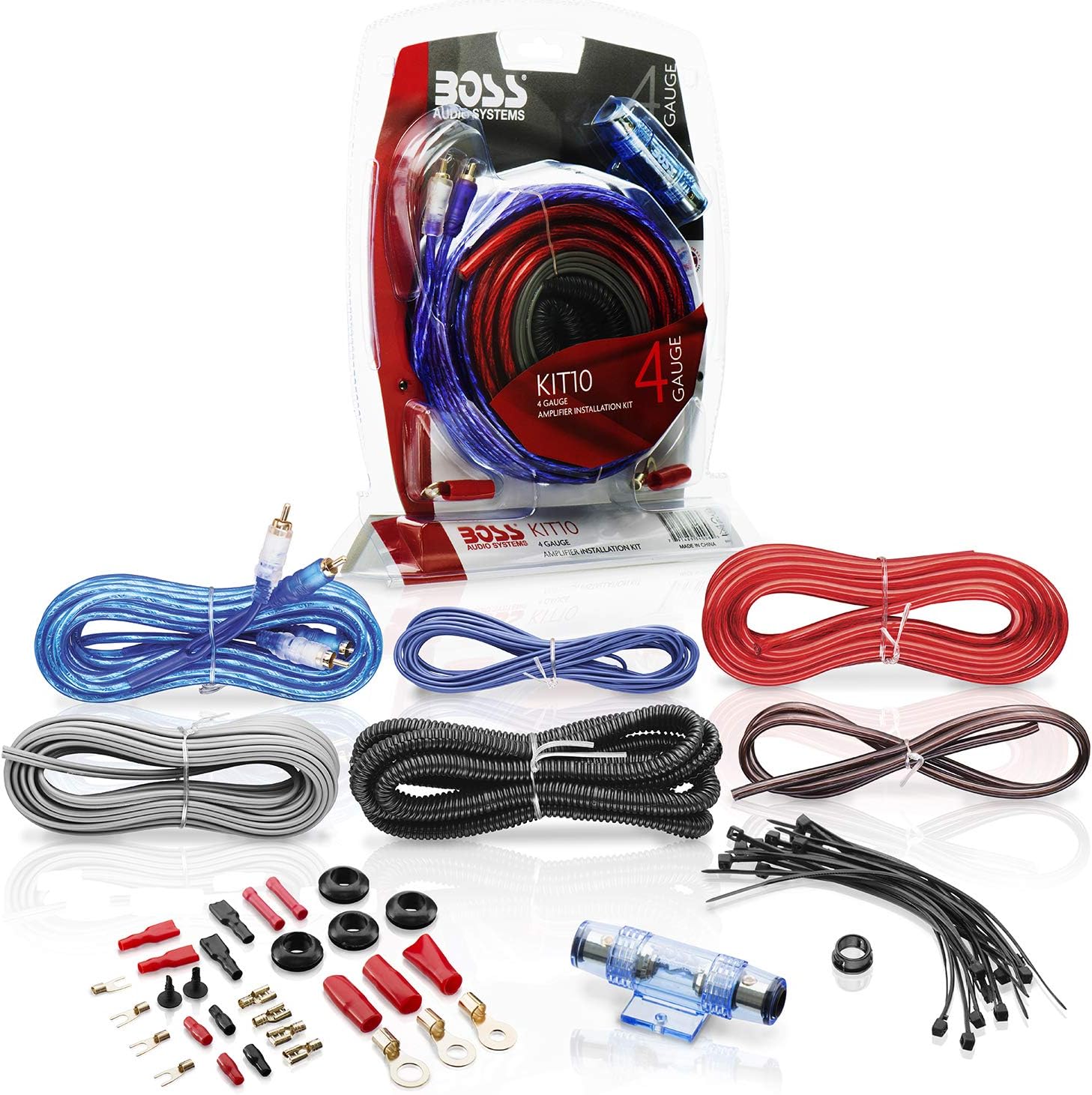 مجموعة توصيلات تركيب مكبر الصوت BOSS Audio Systems KIT10 مقاس 4