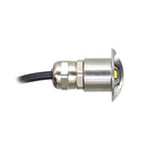 ضوء الدرج LED أزرق نصف قمري - إضاءة حائط أو سطح من الفولاذ المقاوم للصدأ/الألومنيوم