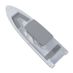 Suprema 27 Explorer - سطح بمقاعد - سطح علوي من الفولاذ المقاوم للصدأ - قياسي
