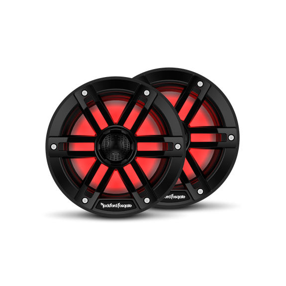 مكبرات صوت M1 6.5” Color Optix™ Marine ثنائية الاتجاه (pr) - أسود