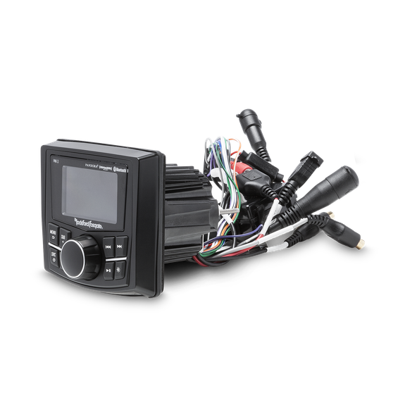 جهاز استقبال وسائط رقمية صغير الحجم بشاشة ٢.٧ بوصة - PMX 3 Rockford Fosgate