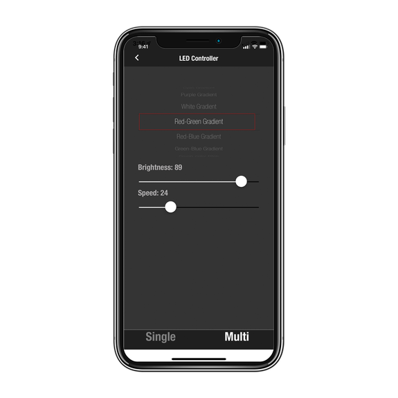 وحدة التحكم في الإضاءة Color Optix™ مع واجهة تطبيق اختيارية