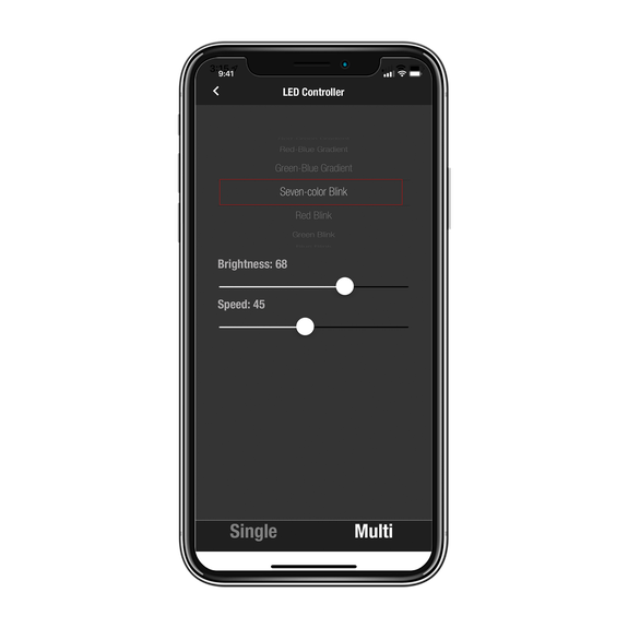 وحدة التحكم في الإضاءة Color Optix™ مع واجهة تطبيق اختيارية